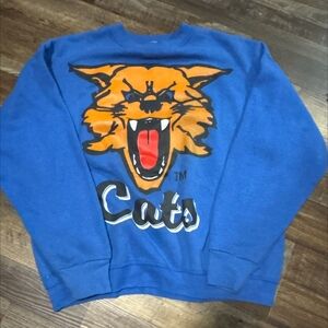 Vintage Kentucky wild cat’s crewneck